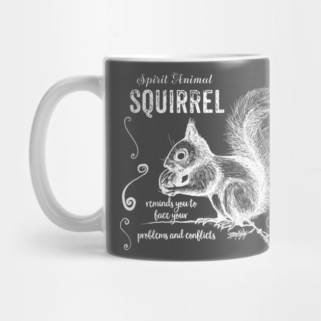 Spirit animal - Squirrel white by mnutz